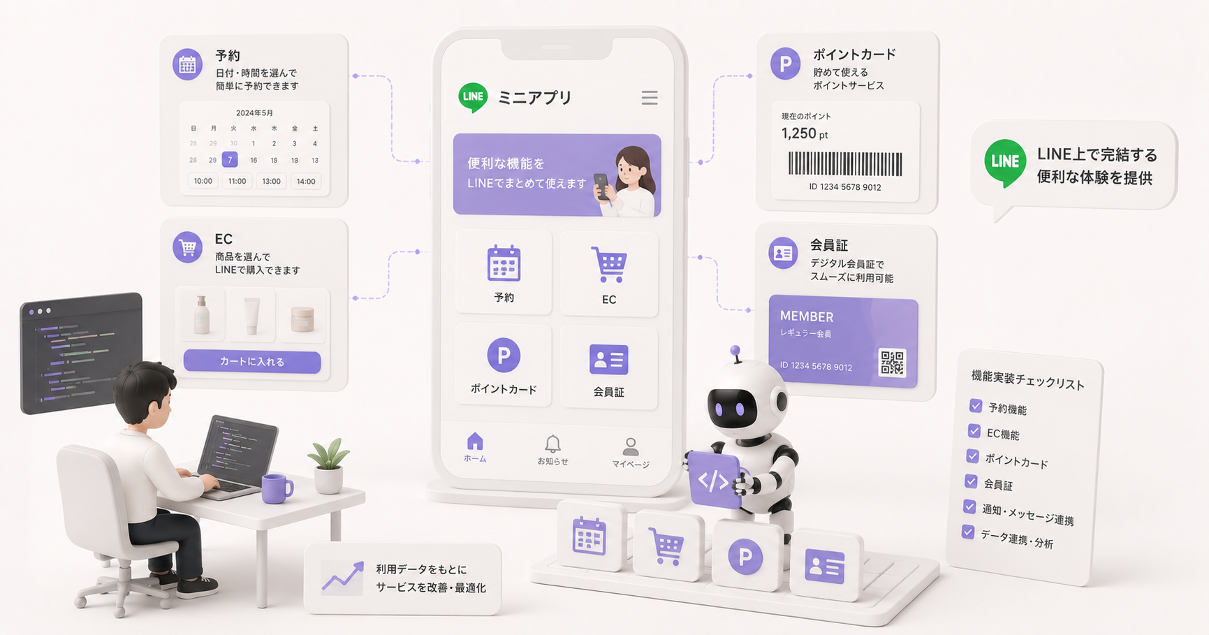 LINEミニアプリ構築